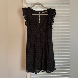 Deep V - Little Black Dress - Size L
